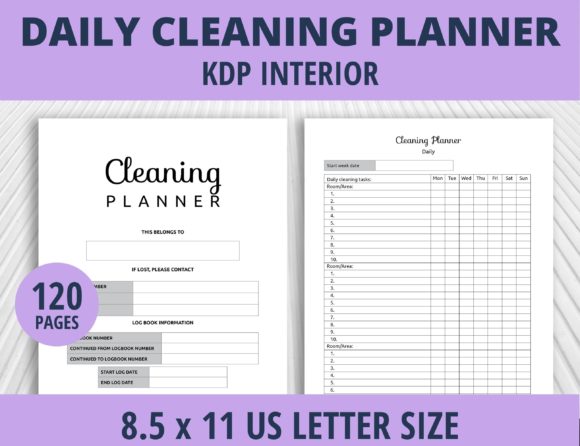 Cleaning Planner - Daily KDP Interior: A Practical Guide to Quality and Customization