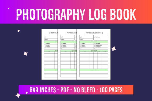 Creating a Photography Log Book: A Comprehensive Guide to KDP Interior Design