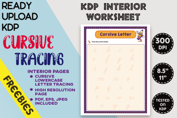 Enhance Preschoolers' Handwriting with KDP Lowercase Letter Trace Sheet 008