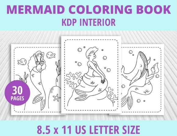 Evaluating the Mermaid Coloring Book KDP Interior for Self-Publishing