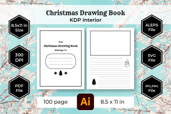 Explore Creativity with Christmas Draw and Write Journal KDP - 2