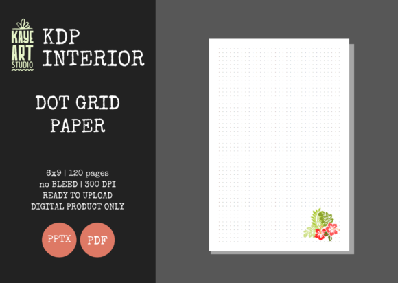 Explore Creativity with KDP Dot Grid Paper 100