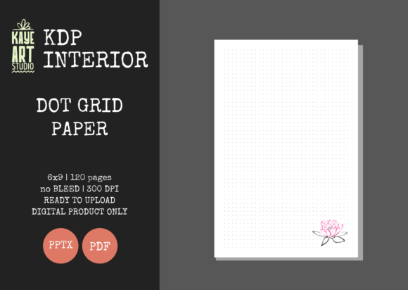 Explore Creativity with KDP Dot Grid Paper 86