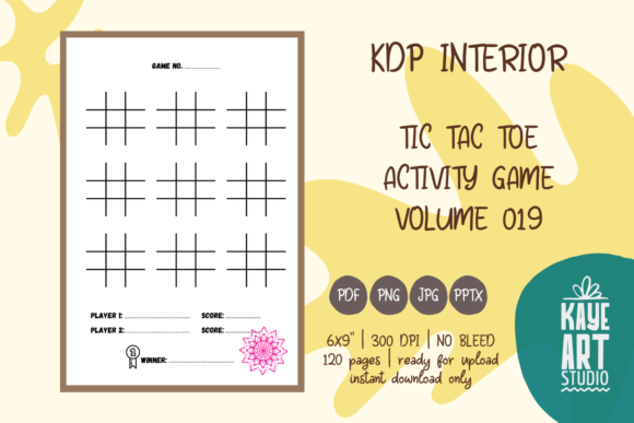 KDP Interior Tic Tac Toe Game Vol. 19 Design Guide