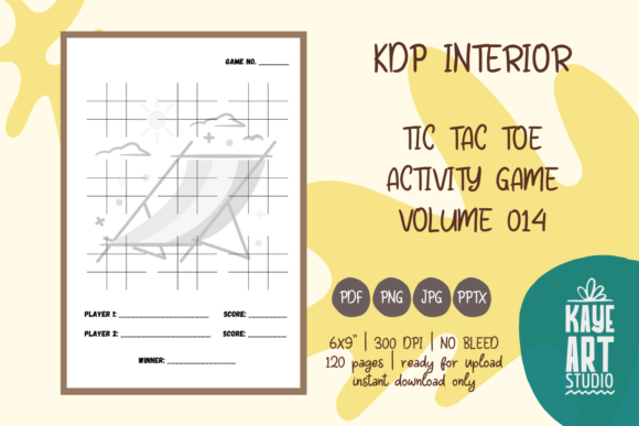 Mastering KDP Publishing with Tic Tac Toe Game Vol. 14: A Comprehensive Guide to Low-Content Book Interiors