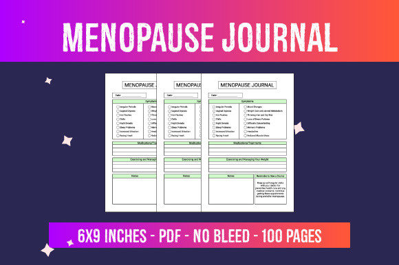 Menopause Journal - KDP Interior: A Comprehensive Guide for Publishing Your Own Menopause Journal