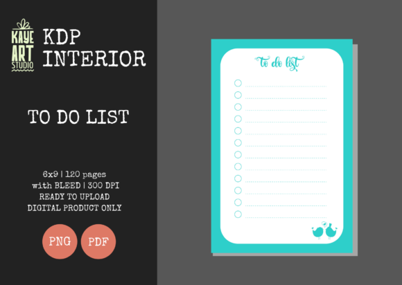 Unlock Creativity with KDP to Do List Blue